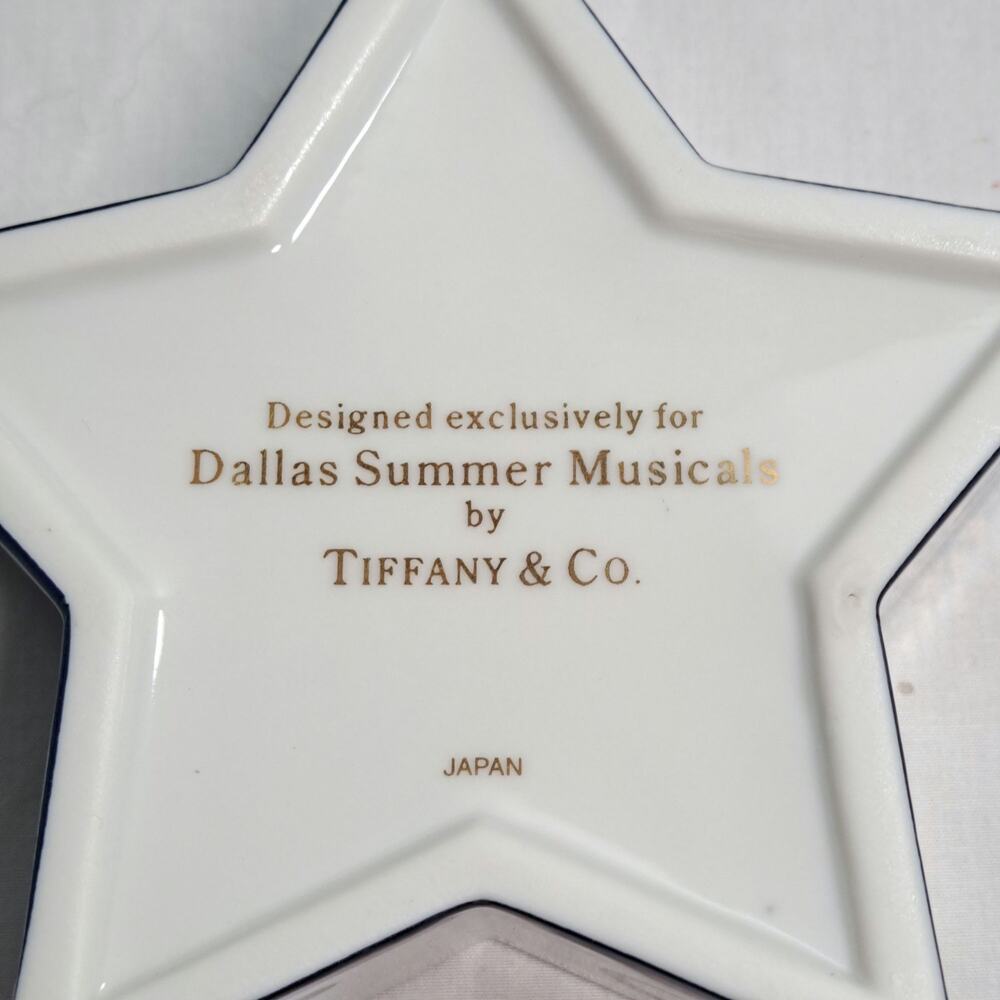 Tiffany Trinket Box Dallas Summer Musicals Star Original Tiffany Blue 4.5 Inch - Picture 3 of 6